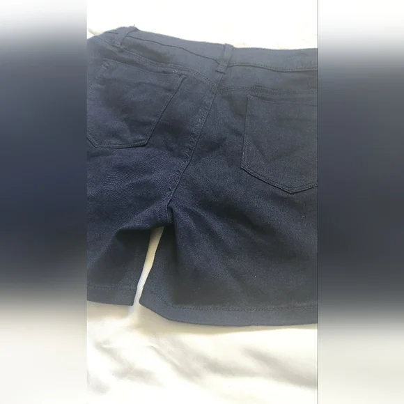 1822 Dark Wash 5 Pocket Navy blue Dress Shorts - Picture 7 of 8